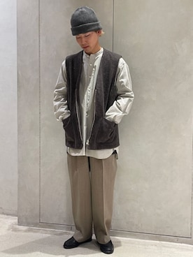 「EDIFICE LA BOUCLE（エディフィスラブークル）のアイテム」を使った、EDIFICE OFFICIALさん（メンズ・169cm）の冬コーディネート