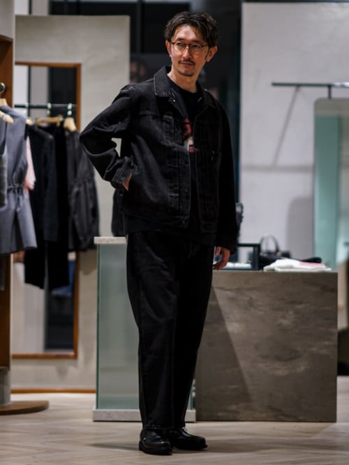 え*ぐ様 【デッドストック】LEVI'S PREMIUM 30th TYPE 1 Levi's(リーバイス) 30th 別注 Type 1 Trucker Jacket BLACK