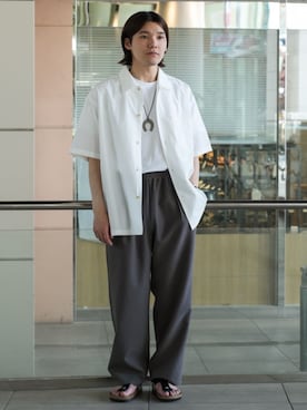EDIFICE OFFICIALさん（メンズ・169cm）の夏コーディネート