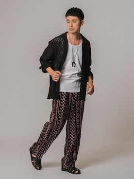 EDIFICE OFFICIALさん(メンズ・176cm)の春コーディネート