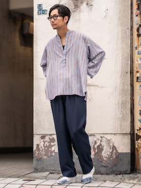 EDIFICE OFFICIALさん（メンズ・178cm）の夏コーディネート