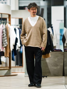 EDIFICE OFFICIALさん（メンズ・183cm）の冬コーディネート