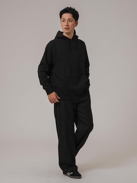 「LOOPWHEELER（ループウィラー）のアイテム」を使った、EDIFICE OFFICIALさん（メンズ・176cm）の秋コーディネート
