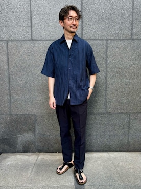 EDIFICE OFFICIALさん（メンズ・183cm）の夏コーディネート