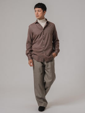 EDIFICE OFFICIALさん（メンズ・176cm）の秋コーディネート