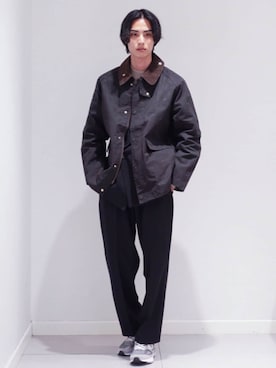 「モックネック」｜「アイテム（その他アウター）」を使った、EDIFICE OFFICIALさん（メンズ・182cm）の秋コーディネート