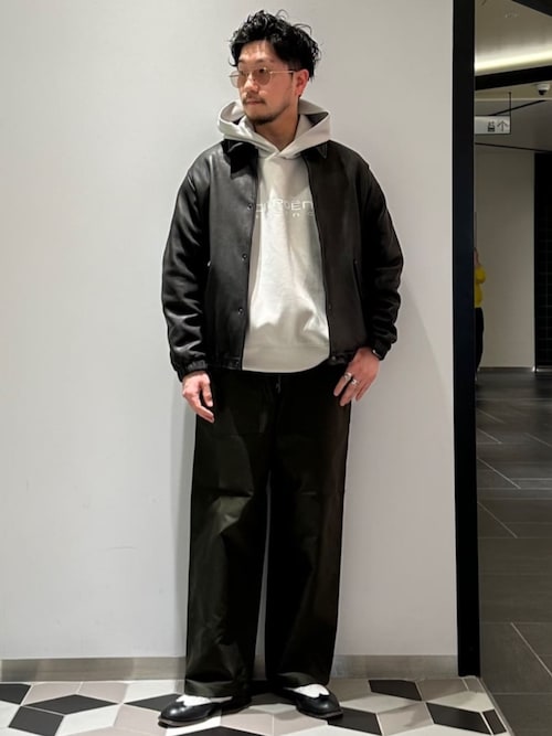 セール】《再入荷》べジタブルラムレザー コーチジャケット
