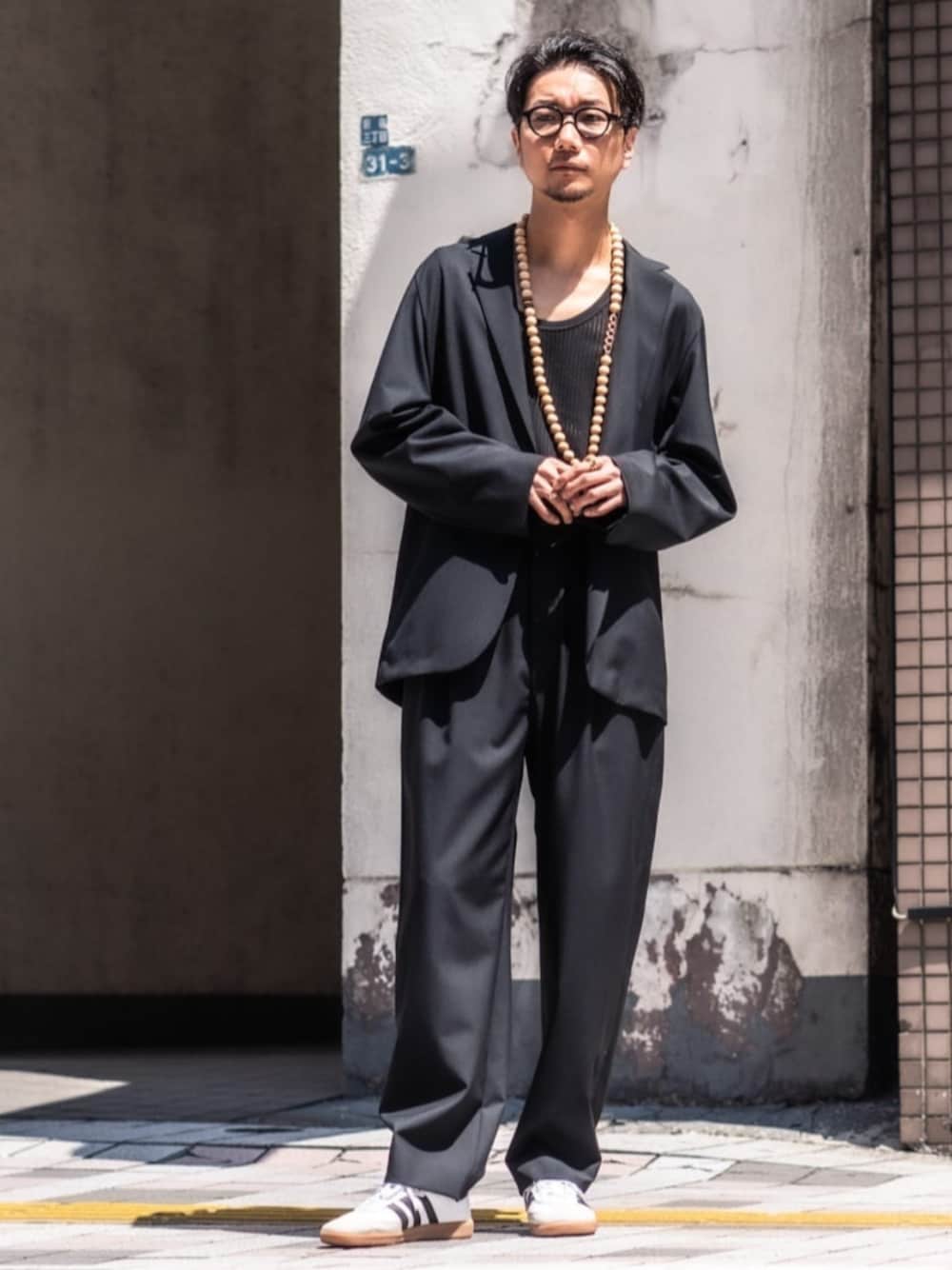 ATON グレー テーラードジャケット　04 ATON グレー テーラードジャケット 04 ATONのテーラードジャケットを