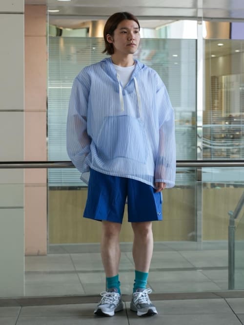 セール】迷迭香 (マンネンロウ) for BOUCLE 別注 ストライプメッシュ