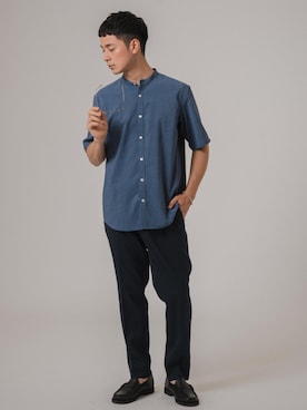 EDIFICE OFFICIALさん（メンズ・176cm）の春コーディネート