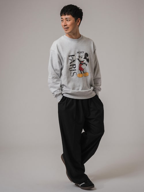 セール】ヴィンテージウォッシュ スウェット(MICKEY MOUSE