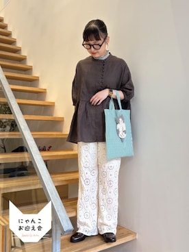 アトリエドゥサボンさん(レディース・156cm)の夏コーディネート