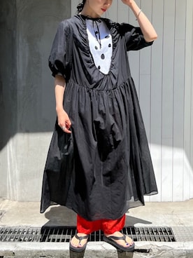 「I am I in fact...（アイアムアイインファクト）のアイテム」を使った、アトリエドゥサボンさん（レディース・164cm）の夏コーディネート