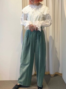 アトリエドゥサボンさん（レディース・162cm）の秋コーディネート