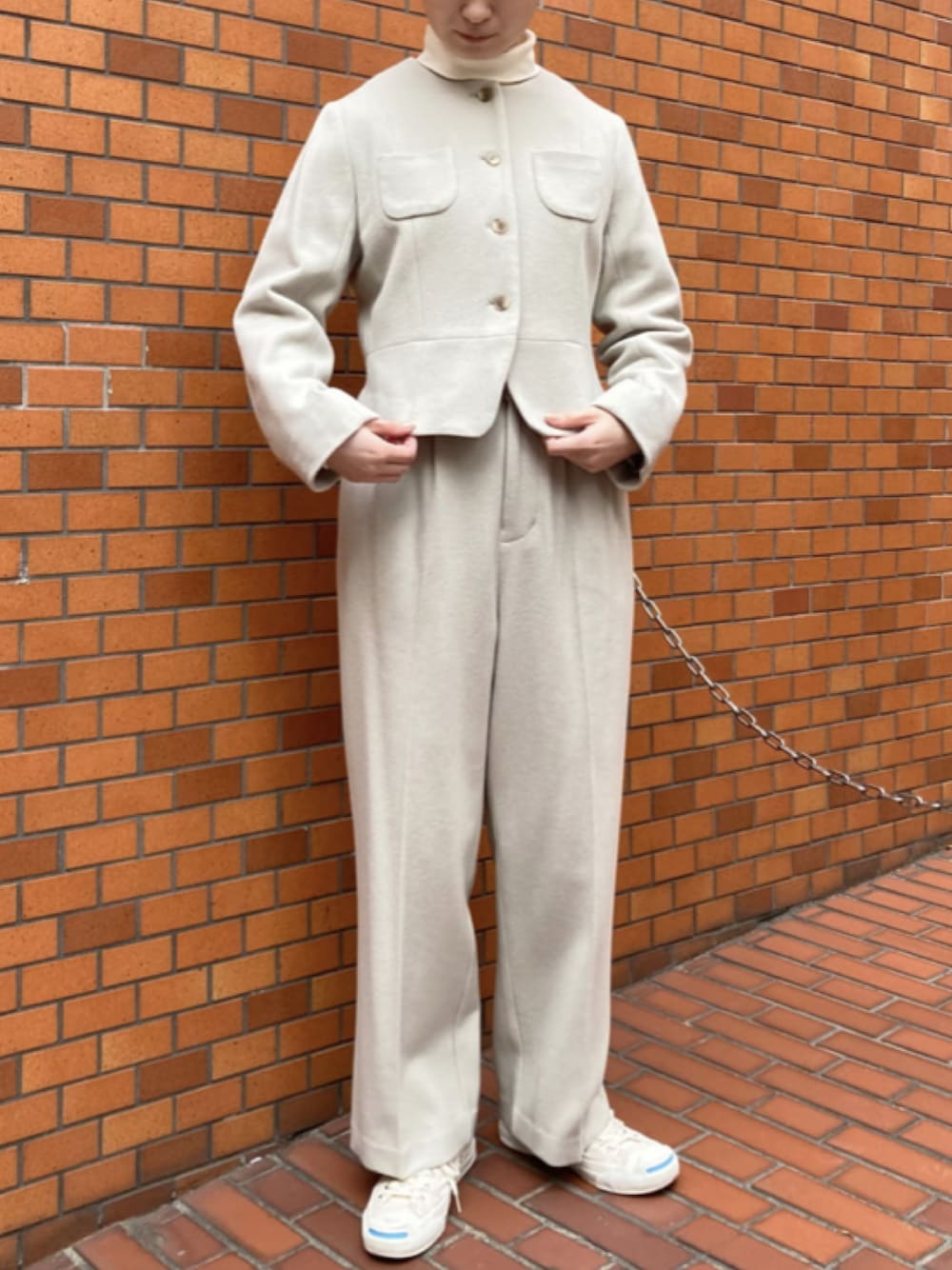 figlondon ノーカラージャケット