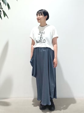 「I am I in fact...（アイアムアイインファクト）のアイテム」を使った、アトリエドゥサボンさん（レディース・158cm）の夏コーディネート