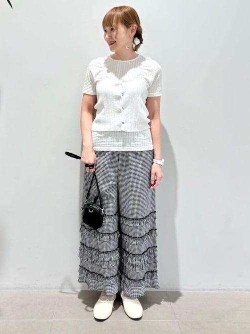 DECO gingham pants