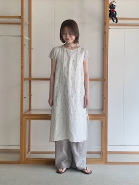 アトリエドゥサボンさん(レディース・159cm)の夏コーディネート
