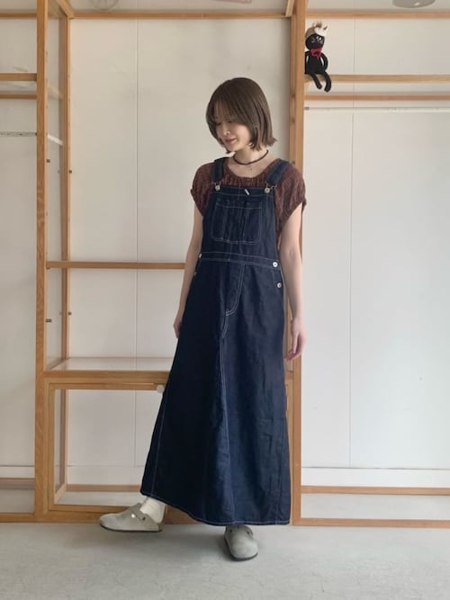C/L DENIM jumper skirt