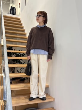 アトリエドゥサボンさん(レディース・156cm)の秋コーディネート