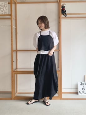 アトリエドゥサボンさん(レディース・159cm)の夏コーディネート