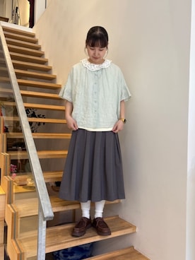 アトリエドゥサボンさん(レディース・159cm)の夏コーディネート