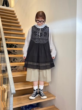 アトリエドゥサボンさん(レディース・156cm)の夏コーディネート