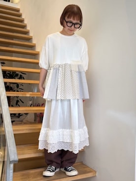 アトリエドゥサボンさん(レディース・156cm)の夏コーディネート