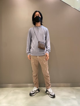 「DSQUARED2（ディースクエアード）のアイテム（シューズ）」を使った、おかださん（メンズ・175cm）の夏コーディネート
