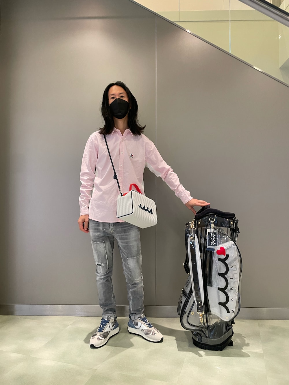 ムータマリン　PVC素材バック　クリア/ゴールド　新品未使用 ムータマリン PVC素材バック クリア/ゴールド 新品未使用 muta