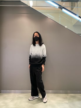 「1piu1uguale3 RELAX（ウノピュウノウグァーレトレリラックス）のアイテム（トップス）」を使った、おかださん（メンズ・176cm）の秋コーディネート