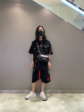 「JOHN LAWRENCE SULLIVAN（ジョンローレンスサリバン）のアイテム」を使った、おかださん（メンズ・175cm）の夏コーディネート