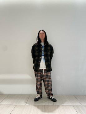 「READYMADE（レディメイド）のアイテム（ジャケット/アウター）」を使った、おかださん（メンズ・176cm）の秋コーディネート