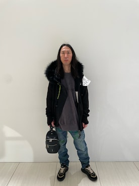 「L.G.B.（ルグランブルー）のアイテム」を使った、おかださん（メンズ・176cm）の冬コーディネート