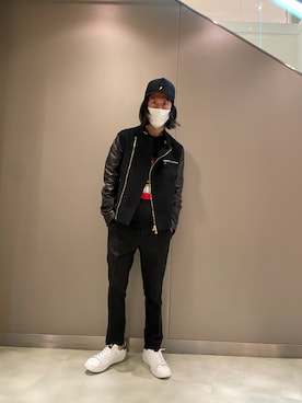 「コーディネート」｜「アイテム（キャップ）」を使った、おかださん（メンズ・175cm）の夏コーディネート