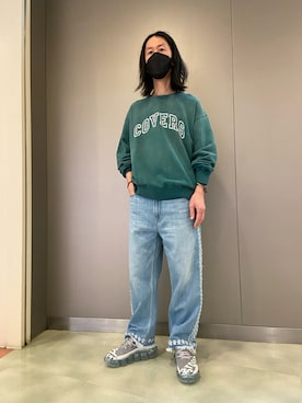 「あつぞこスニーカー」｜おかださん（メンズ・175cm）の春コーディネート