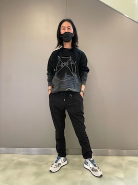「ROYAL FLASH（ロイヤルフラッシュ）のアイテム（スウェット）」を使った、おかださん（メンズ・175cm）の春コーディネート