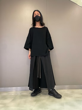 「ISAMU KATAYAMA BACKLASH（イサムカタヤマバックラッシュ）のアイテム（トップス）」を使った、おかださん（メンズ・175cm）の春コーディネート