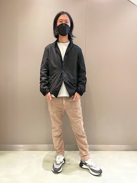 「DSQUARED2（ディースクエアード）のアイテム（シューズ）」を使った、おかださん（メンズ・175cm）の夏コーディネート