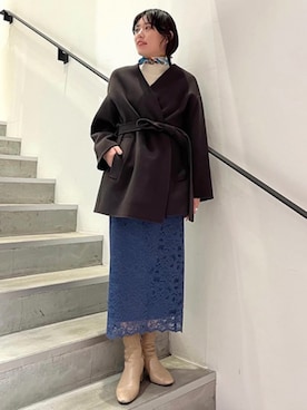 「Tiara（ティアラ）のアイテム」を使った、TIARA STAFFさん（レディース・155cm）の秋コーディネート