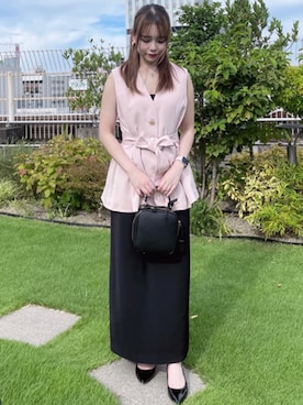 「Tiara（ティアラ）のアイテム」を使った、TIARA STAFFさん（レディース・152cm）の夏コーディネート