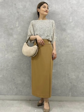 「Tiara（ティアラ）のアイテム」を使った、TIARA STAFFさん（レディース・157cm）の夏コーディネート