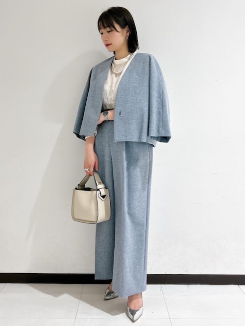 セール】ノーカラージャケット（ノーカラージャケット）｜TIARA