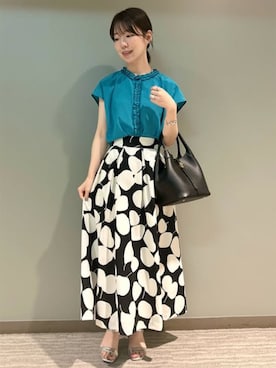 「Tiara（ティアラ）のアイテム」を使った、TIARA STAFFさん（レディース・152cm）の夏コーディネート