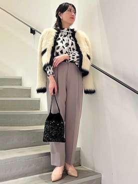 「Tiara（ティアラ）のアイテム」を使った、TIARA STAFFさん（レディース・155cm）の秋コーディネート