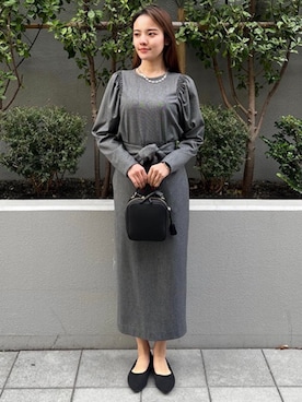 「Tiara（ティアラ）のアイテム」を使った、TIARA STAFFさん（レディース・159cm）の秋コーディネート