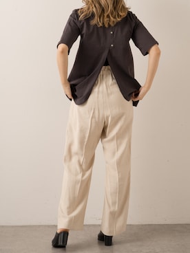 「Lui's（ルイス）のアイテム（シューズ）」を使った、manaさん（レディース・164cm）の夏コーディネート