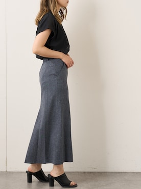 「Lui's（ルイス）のアイテム（シューズ）」を使った、manaさん（レディース・164cm）の夏コーディネート