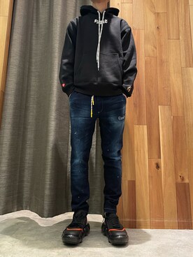 「STUD MUFFIN（スタッドマフィン）のアイテム」を使った、yoshiaki matsufujiさん（メンズ・165cm）の秋コーディネート