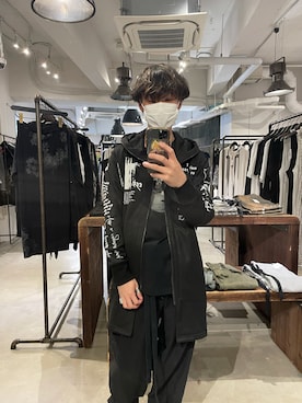 「ROYAL FLASH（ロイヤルフラッシュ）のアイテム（パーカー）」を使った、yoshiaki matsufujiさん（メンズ・165cm）の夏コーディネート